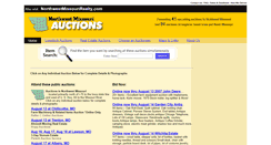 Desktop Screenshot of northwestmissouriauctions.com